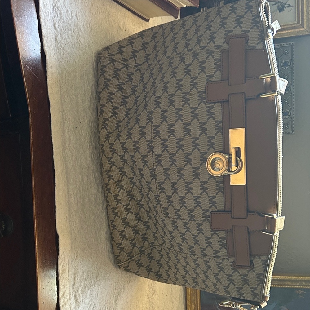 Michael Kors Signature Brown and Tan Tote